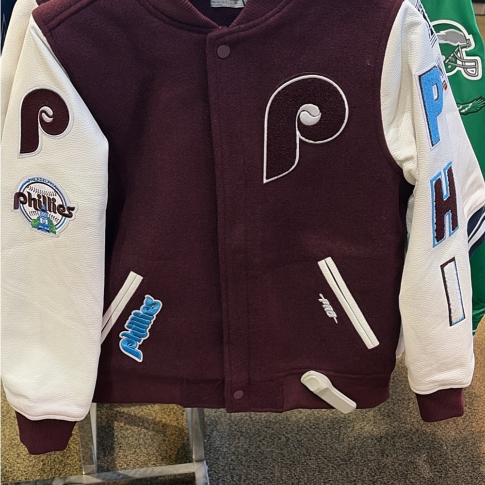 Kids Yankees/Phillies Varsity Jacket with Chenille